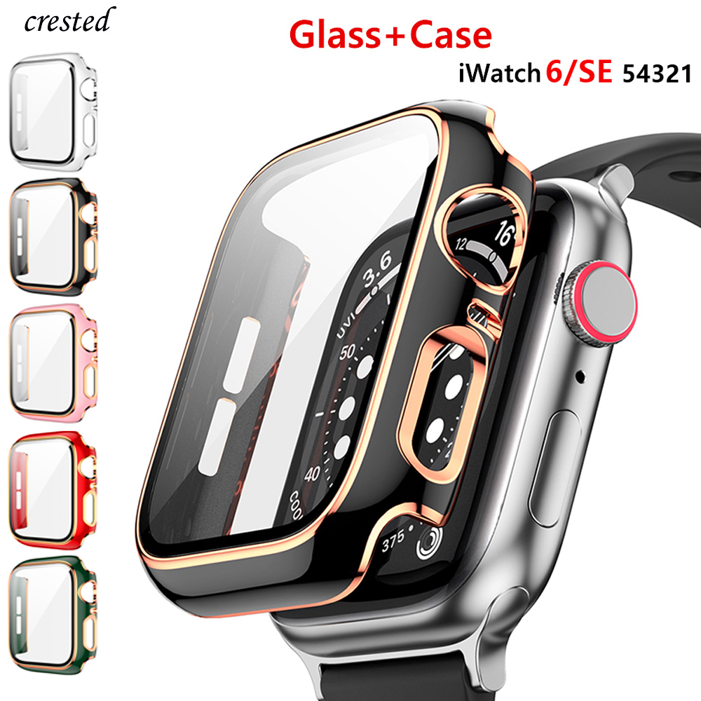 Smartwatch Band Accessories - Vidrio + cubierta para Apple Watch