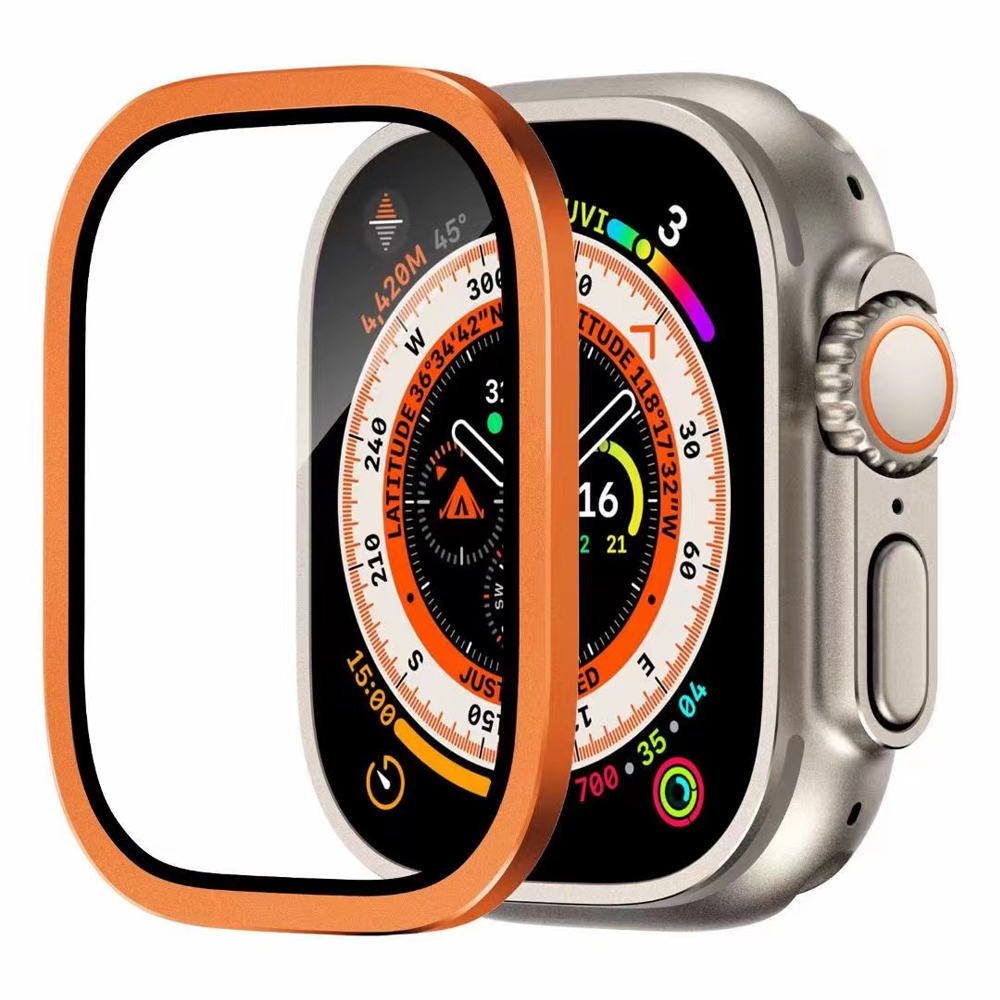 Watch Case Bumper - Protector de pantalla de vidrio templado