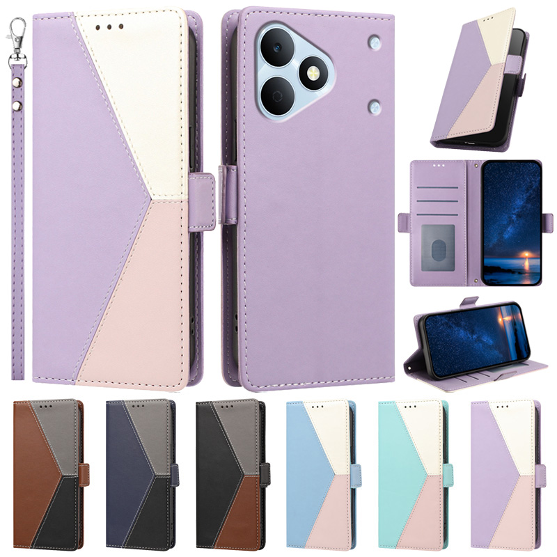 Realme Note 50 - Funda de cuero magnética para Realme