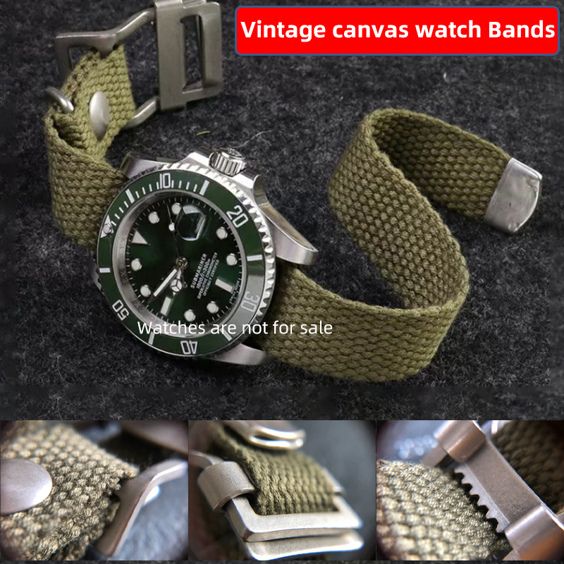 Correa de reloj de lona de nai - Nylon Nato Strap reseña y precio