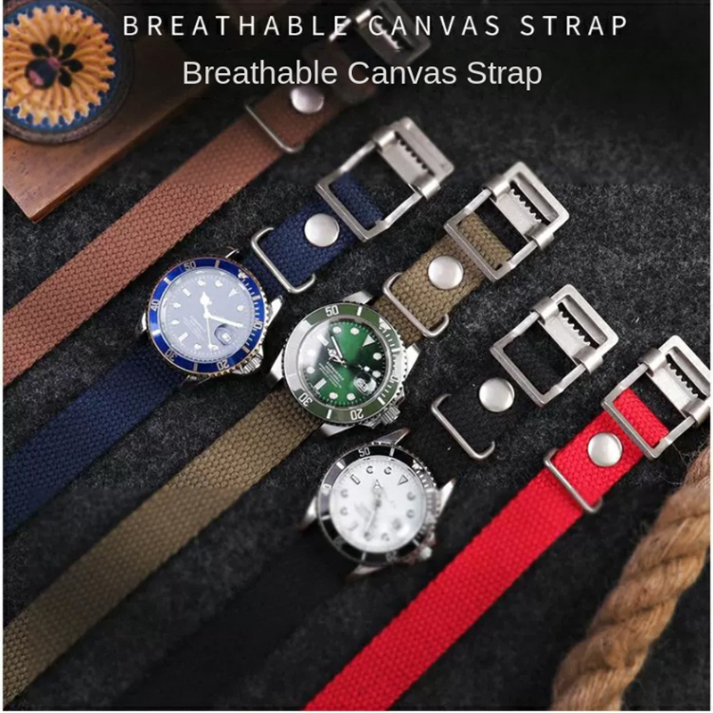 Correa de reloj de lona de nai - Nylon Nato Strap reseña y precio
