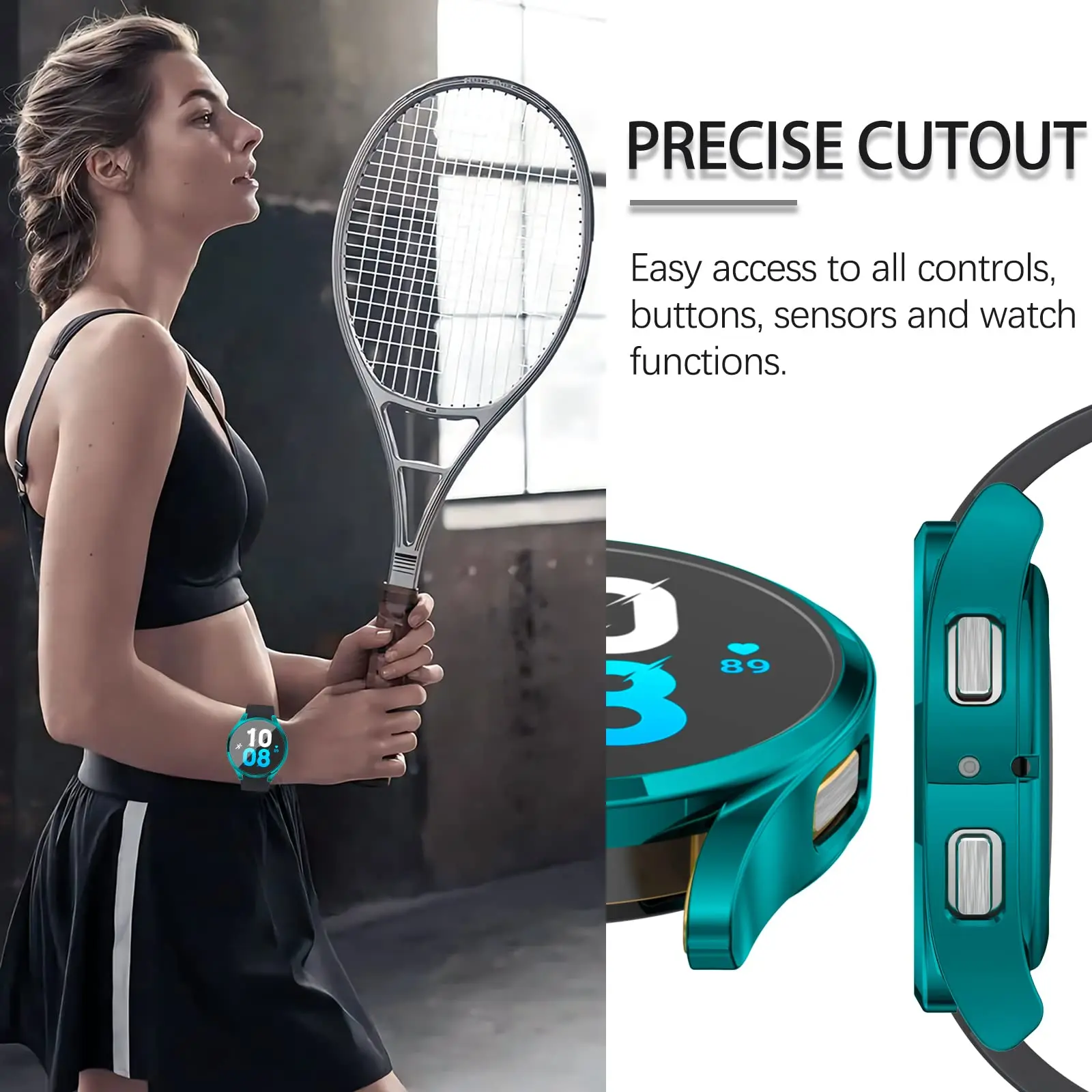 Funda para Samsung Galaxy Watc - Huawei Smartwatch Accessories reseña y precio
