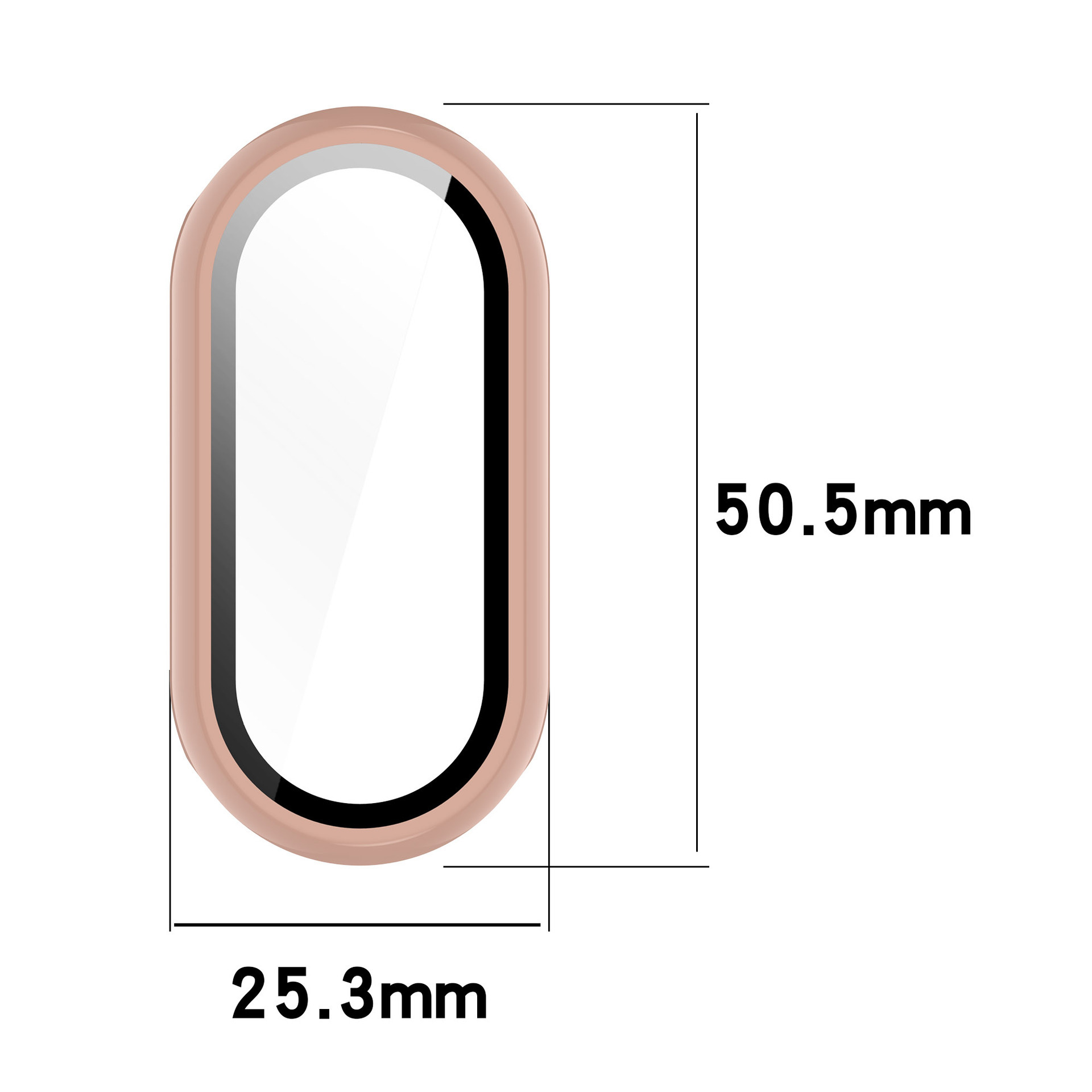 Vidrio templado + funda de PC  - Smartwatch Band Accessories reseña y precio