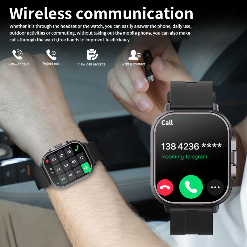 LIGE Nuevo Reloj Inteligente 2 - Smartwatch Headset reseña y precio