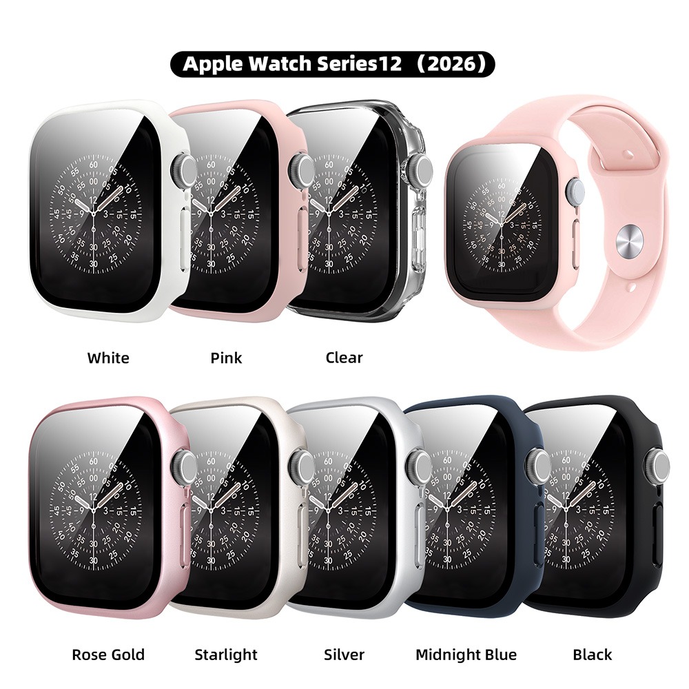 Vidrio templado + funda para A - Apple Smartwatch Accessories reseña y precio