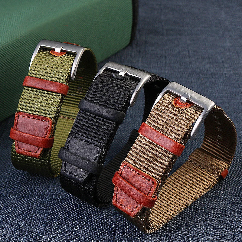 Correa de reloj de nailon de a - Nylon Nato Strap reseña y precio