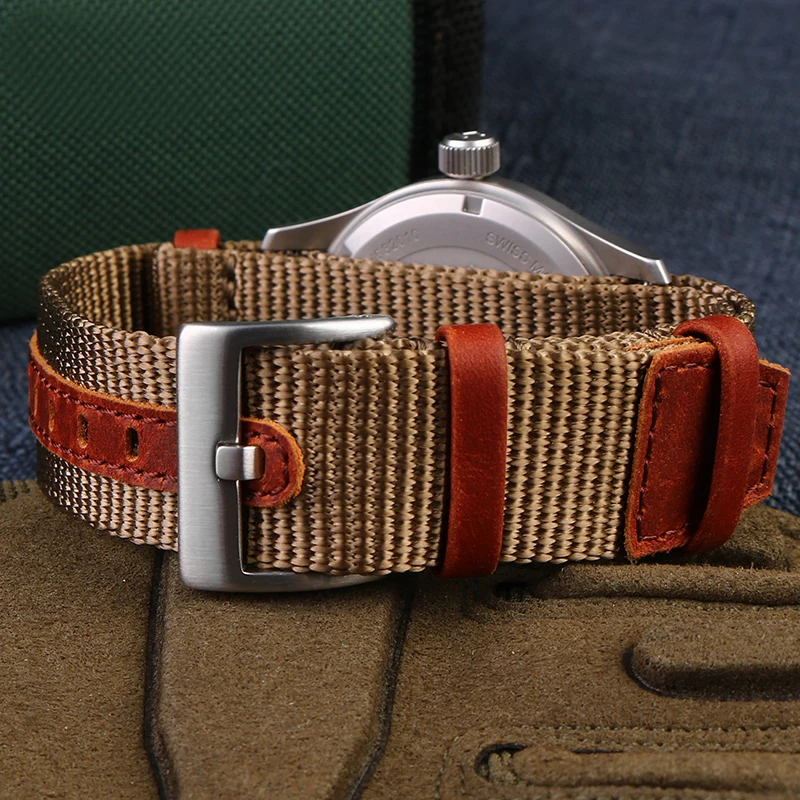 Correa de reloj de nailon de a - Nylon Nato Strap reseña y precio