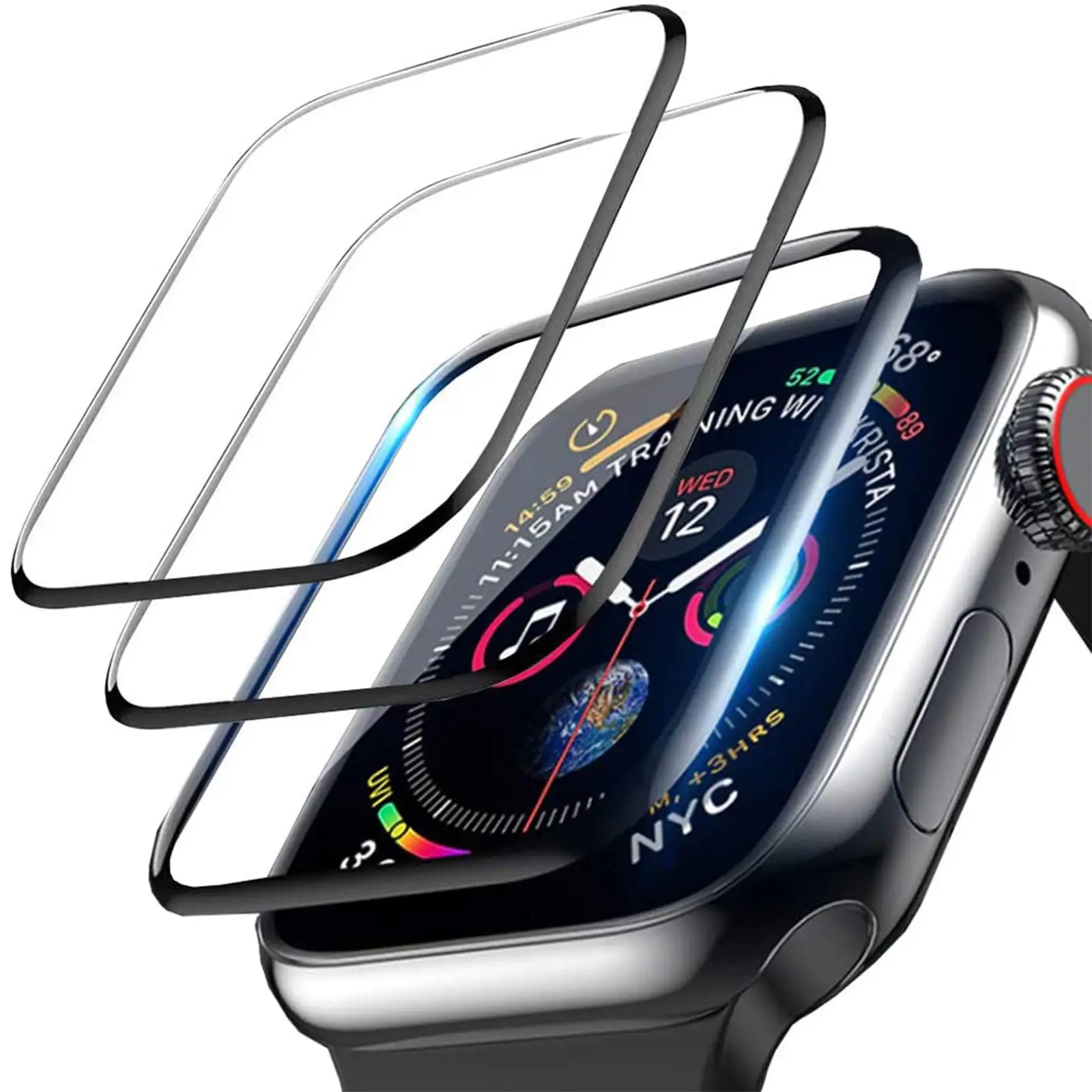 Vidrio templado 3D para Apple  - Watch Case Bumper reseña y precio