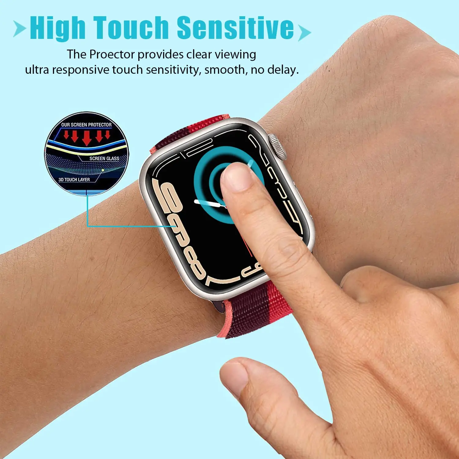 Vidrio templado 3D para Apple  - Watch Case Bumper reseña y precio