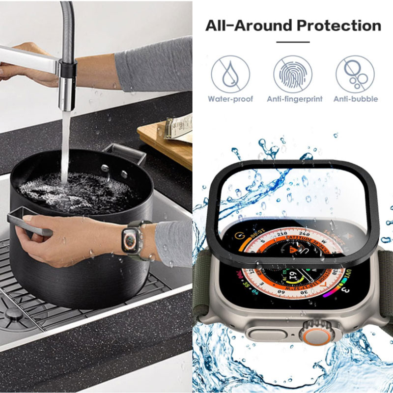 Protector de pantalla de vidri - Watch Case Bumper reseña y precio