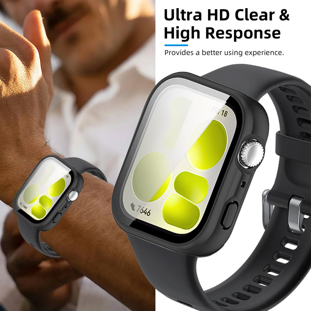 Funda de vidrio HD + PC para H - Huawei Smartwatch Accessories reseña y precio