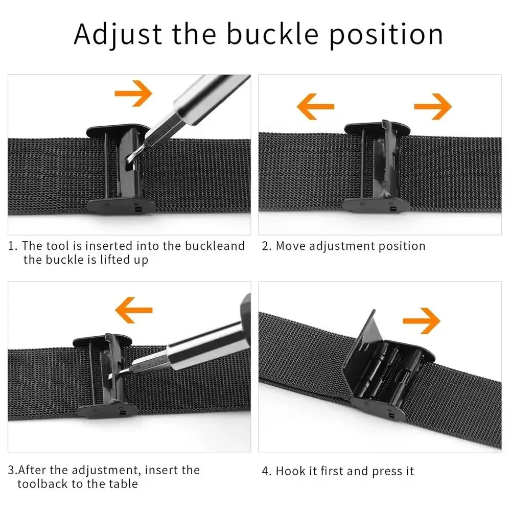 Bandas de metal para Garmin Vi - Stainless Mesh Band reseña y precio