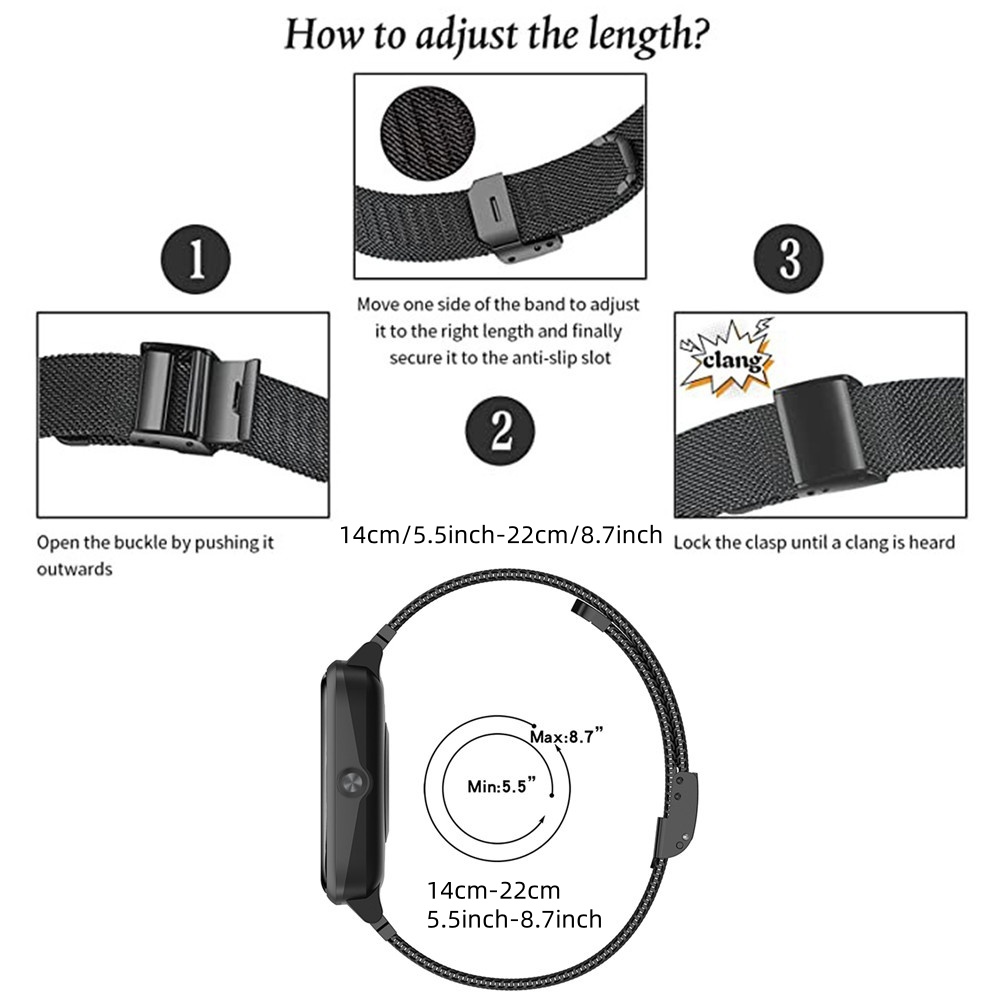 Bandas de metal para Garmin Vi - Stainless Mesh Band reseña y precio