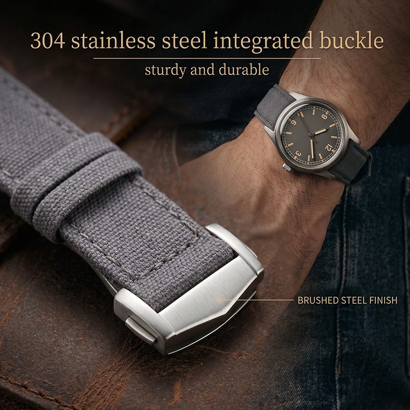 Correa de Reloj de Lona de 18/ - Nylon Nato Strap reseña y precio