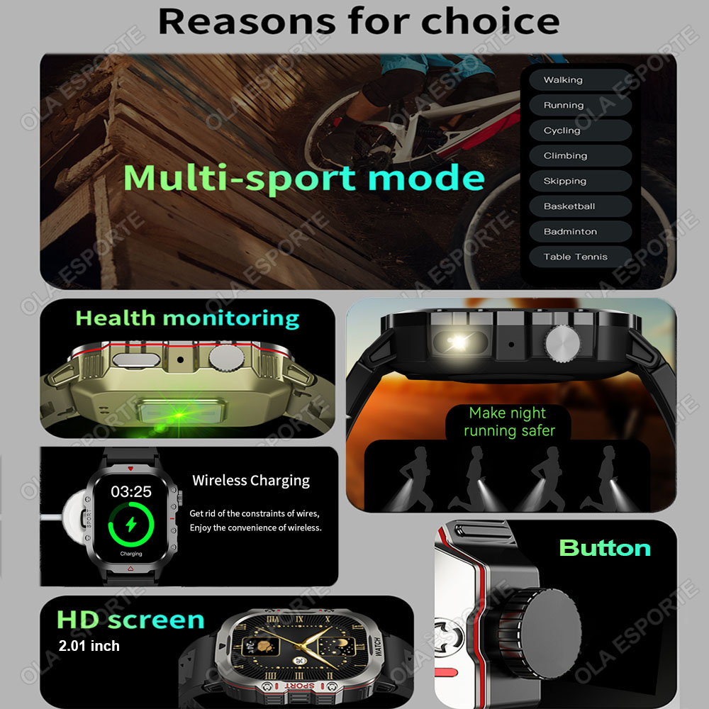 Reloj Inteligente Militar 2026 - Smartwatch Store reseña y precio