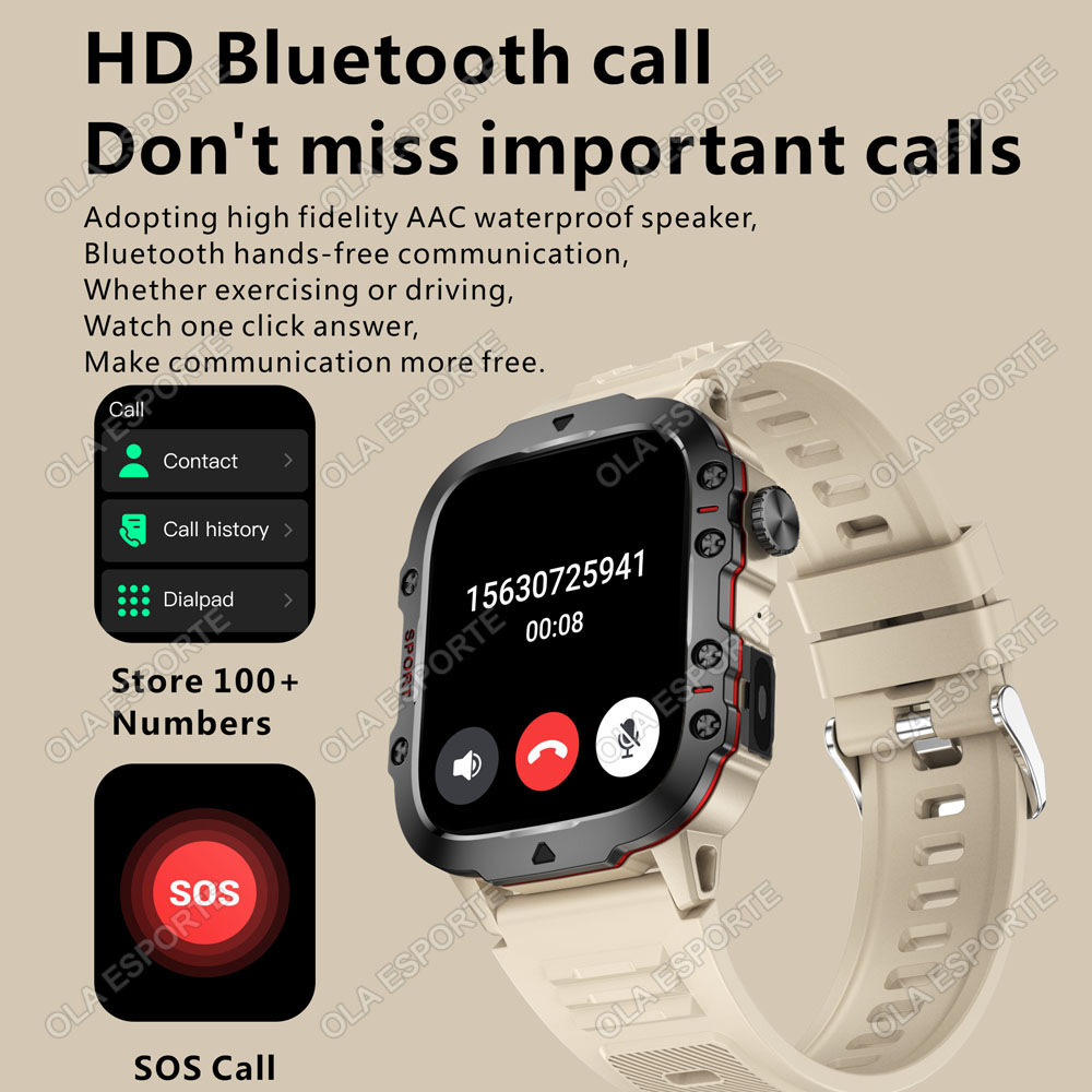 Reloj Inteligente Militar 2026 - Smartwatch Store reseña y precio