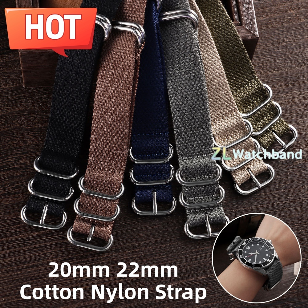 Correa de reloj de nailon y al - Nylon Nato Strap reseña y precio